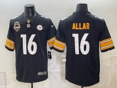 Logo3  Pittsburgh Steelers Black #16  NFL  Jersey-0840