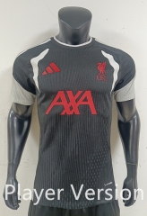 Player version 26-27 Liverpool Black  Thailand Soccer Training Jersey AAA-0871