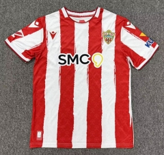 (S-4XL)26-27 UD Almería Home White Red Thailand Soccer Jersey AAA-8025