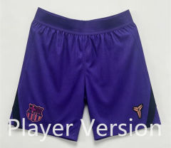 Player version 26-27 Barcelona Away Purple Thailand Soccer Shorts-0871
