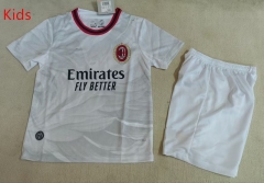 26-27 Correct Version AC Milan Away White Kids/Youth Soccer Uniform-507