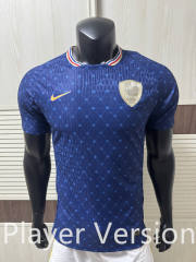 Player Version26-27 Special Edition France Blue Thailand Soccer Jersey AAA-4691