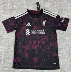 (S-4XL) 2026-2027 Liverpool Second Away Pink&Black Thailand Soccer Jersey AAA-4506