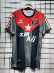(s-4xl）26-27 Bohemian 2nd Away Red/Grey  Thailand Soccer Jersey AAA-6032