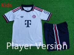 Player Version 26-27 Bayern München Away White Kids/Youth Soccer Uniform-9926