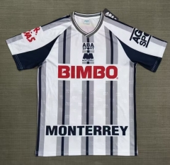 (s-3xl)Retro Version 98-99 Monterrey Away White LS Thailand Soccer Jersey AAA-9755