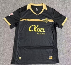 (S-4XL) 26-27 RCD Mallorca Away Black Thailand Soccer Jersey AAA-8025