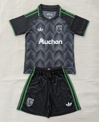26-27 RC Lens Away Grey-Black  Soccer Uniform-AY