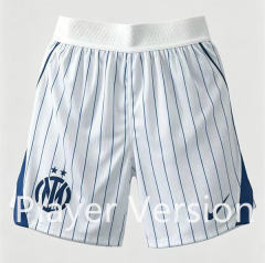 Player Version 26-27 Inter Milan Away White Thailand Soccer Shorts-0871