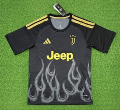 (S-4XL)26-27 Juventus 2nd Away Black  Thailand Soccer Jersey AAA-403