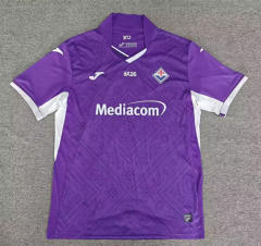 (S-4XL) 26-27 Fiorentina Home Purple Thailand Soccer Jersey AAA-8025