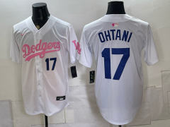 Los Angeles Dodgers  White #17  MLB Jersey - 0840