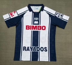 (s-3xl)Retro Version 98-99 Monterrey Home Blue&White LS Thailand Soccer Jersey AAA-9755