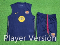 (S-3XL) Player Version 26-27 Barcelona Royal Blue Vest  Thailand Soccer Uniform-9926