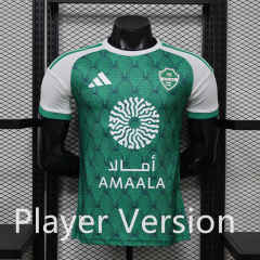(S-3XL) Player Version 26-27 Al-Ahli Saudi Home Green Thailand Soccer Jersey AAA-888