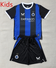 26-27 Club Brugge Home Blue-Black Soccer Uniform-AY