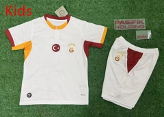 26-27 Galatasaray SK  Away White  Kids/Youth Soccer Uniform-7309
