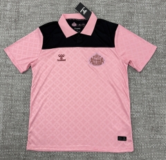 (S-4XL) 26-27 Sunderland AFC Away Pink  Thailand Soccer Jersey AAA-4506
