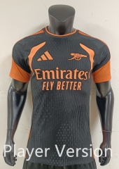 Player Version 26-27 Arsenal Black Thailand Training Soccer Jersey-0871