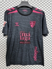 (S-4XL) 26-27 Málaga CF Away Black Thailand Soccer-2044