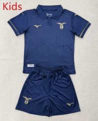 26-27 Lazio 3rd Away Royal Blue  Kids/Youth Soccer Uniform-AY