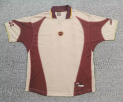 (S-4XL) 26-27 Spain Collaboration Khaki/Red Thailand Soccer Jersey AAA-0141