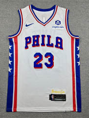 Philadelphia 76ers #23 White NBA Jersey-1380