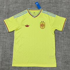 (S-4XL) 2026 Spain 2nd Away Yellow Thailand Soccer Jersey AAA-4506