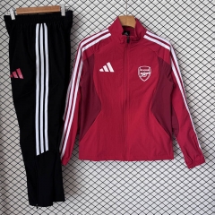 26-27 Arsenal  Red Wind Coat Uniform -2315