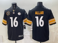 Logo2  Pittsburgh Steelers Black #16  NFL  Jersey-0840