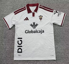(S-4XL) 26-27 AlAlbacete Balompié acete Home White Thailand Soccer Jersey AAA-0141