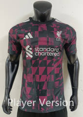 Player Version 2026-2027  Liverpool 2nd Away Pink/Black Thailand Soccer Jersey AAA-0871