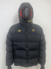 26-27 France Black Cotton Coat With Hat-8268