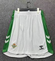 26-27 Real Betis Home White Thailand Soccer Shorts-718