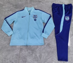 2026-27 Barcelona Light Blue Thailand Soccer Jacket Uniform-0199