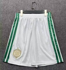 26-27 Celtic Home White Thailand Soccer Shorts-718