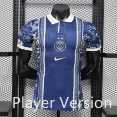 Player Version26-27 Paris Special Edition Blue Thailand Soccer Jersey AAA-888