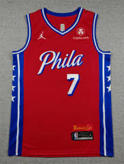 Philadelphia 76ers Red #7 NBA Jersey-1380