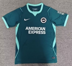 (S-4XL) 26-27 Brighton & Hove 2nd Away Green Thailand Soccer Jersey AAA-8025