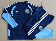 26-27 Ajax Dark Blue Thailand Soccer Jacket Uniform-815