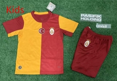 26-27 Galatasaray SK   Home Red/Yellow   Kids/Youth Soccer Uniform-7309