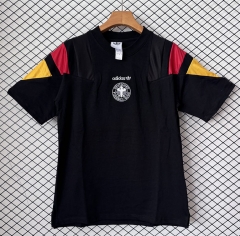 26-27 Germany Black Cotton T-Shirt - 9633