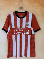 (S-4XL) 26-27 PSV Eindhoven Home Red/White Striped  Thailand Soccer Jersey AAA-2483