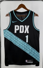 2026 City Edition Portland Trail Blazers #10 Black  NBA Jersey-311