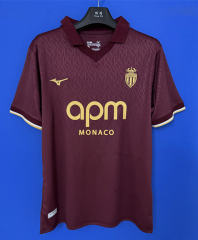 26-27 Monaco Away Maroon Thailand Soccer Jersey AAA-6486