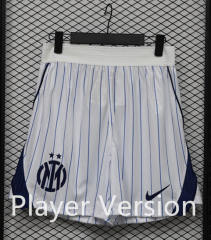 Player Version 26-27 Inter Milan Away White Thailand Soccer Shorts-888