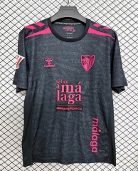 (S-4XL) 26-27 Málaga CF 2nd Away Dark Grey Thailand Soccer-2044