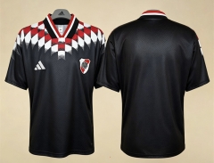 Retro Casual River Plate Black Thailand Soccer Jersey AAA-9171