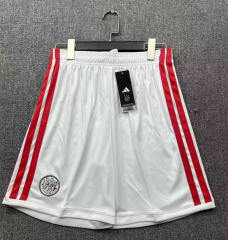 26-27 Ajax Home White Thailand Soccer Shorts-718