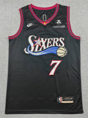 Philadelphia 76ers Classic Black #7 NBA Jersey-1380